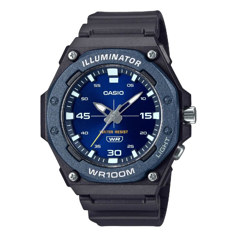 ساعت مچی مردانه کاسیو بند رزینی مدل mw-620h-2avdf